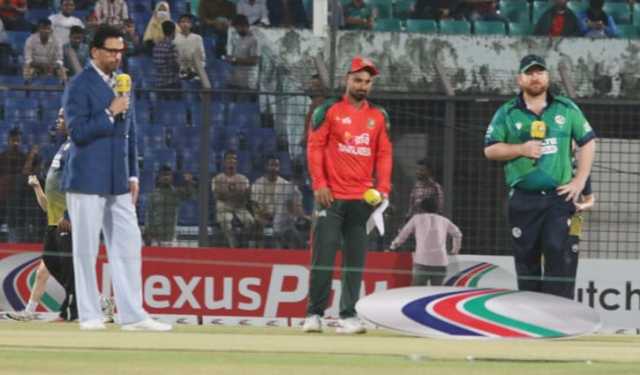 টস জিতে ব্যাটিংয়ে আয়ারল্যান্ড