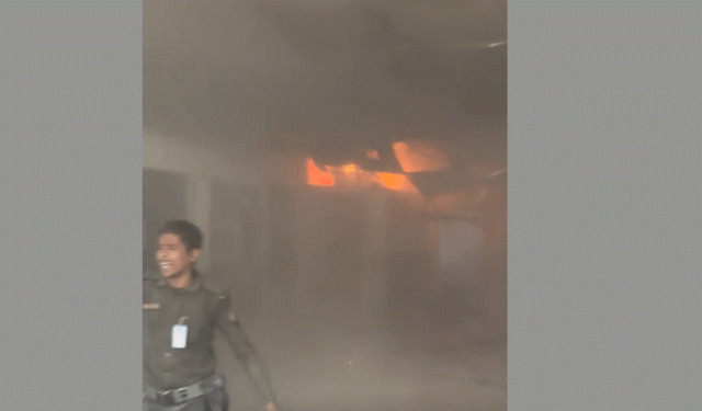 বাংলাদেশ মেডিকেল বিশ্ববিদ্যালয়ে আগুন