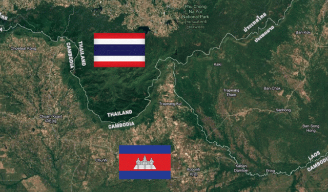 থাইল্যান্ড ও কম্বোডিয়ার মধ্যে আবারো সংঘর্ষ