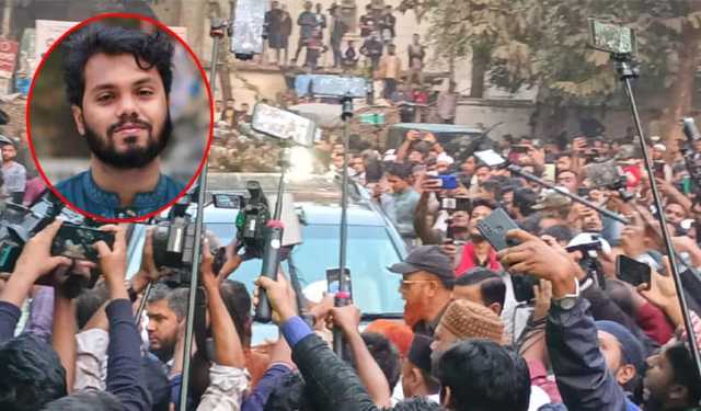 হাদিকে দেখতে ঢামেকে শফিকুর রহমান ও মির্জা আব্বাস