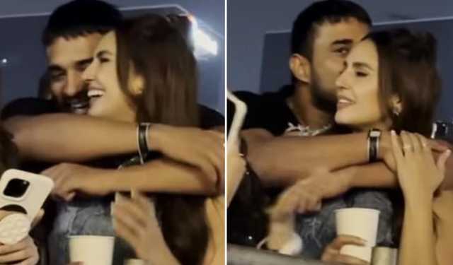 চুমু খেয়ে প্রেম-বাগদানের গুঞ্জন উসকে দিলেন হুমা-রচিত