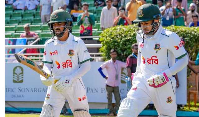 তার ১০০-২০০ করার অভ‌্যাস আছে, মুশফিকুরের সেঞ্চুরি নিয়ে মুমিনুল