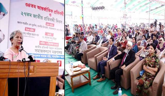 সব প্রতিবন্ধীকে নিবন্ধনের আওতায় আনা হবে: উপদেষ্টা