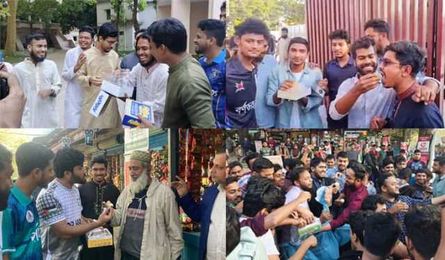 শেখ হাসিনার ফাঁসির রায়ে বিশ্ববিদ্যালয়গুলোতে মিষ্টি বিতরণসহ নানা