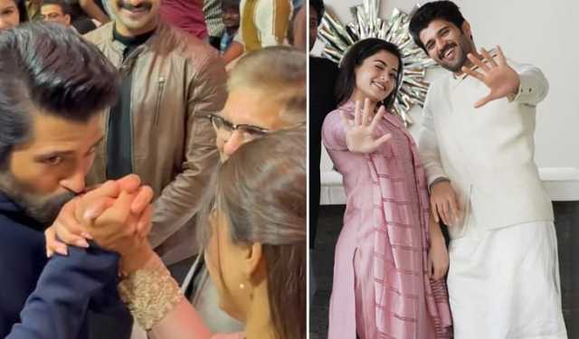 রাশমিকাকে বিজয়ের চুম্বন, ভিডিও ভাইরাল