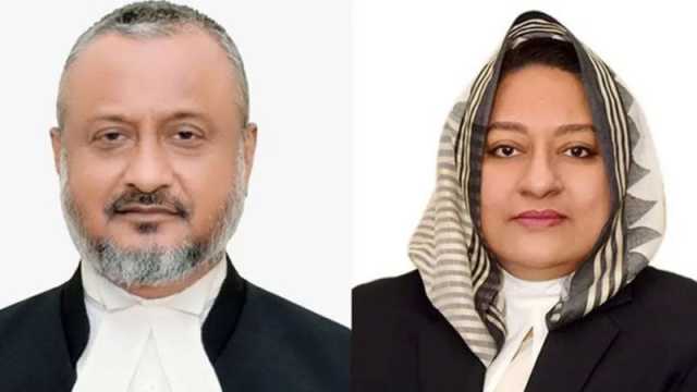 আপিল বিভাগের বিচারপতি হিসেবে শপথ নিলেন এ কে এম আসাদুজ্জামান ও ফারাহ মাহবুব