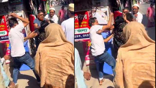 শ্লীলতাহানির প্রতিবাদ করায় নারীকে প্রকাশ্যে কিল-ঘুষি