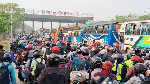 ২৪ ঘণ্টায় ৩ কোটি টাকার বেশি টোল আদায়