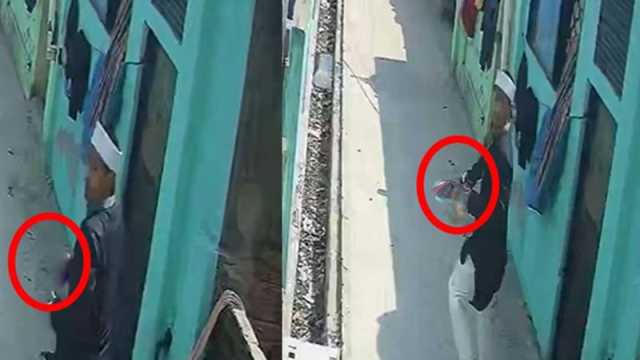 অস্ত্র হাতে তালা ভেঙে বাসায় ঢোকার চেষ্টা দুই যুবকের 