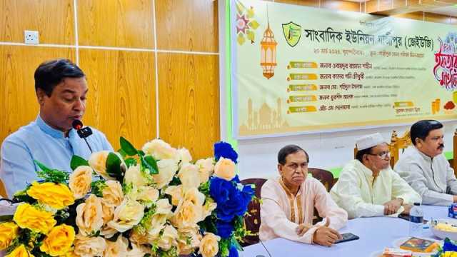 সাংবাদিকদের কাজ সমাজের প্রকৃত চিত্র তুলে ধরা: কাদের গনি চৌধুরী