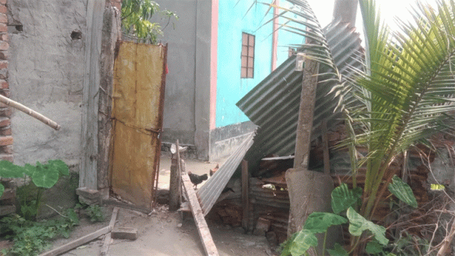 যুবদল নেতার বাড়িতে দুই দফায় হামলা, গুলিবর্ষণ ও ককটেল বিস্ফোরণ