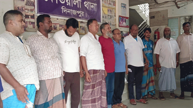 দিনাজপুরে আওয়ামী লীগের ৩৫ নেতাকর্মী গ্রেপ্তার