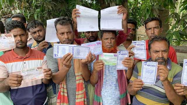 দেশি গরু ভারতীয় বলে আটকের অভিযোগ, বিজিবি কার্যালয়ের সামনে বিক্ষোভ