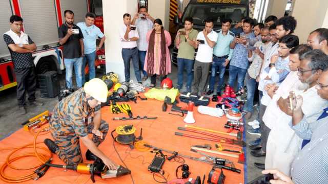 ‘দুর্ঘটনা মোকাবিলায় ফায়ার সার্ভিসকে চ্যালেঞ্জের মুখোমুখি হতে হয়’