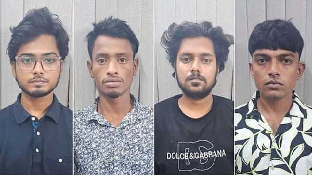 অনলাইনে শাড়ি কেনার কথা বলে ডেকে এনে লুট, গ্রেপ্তার ৪