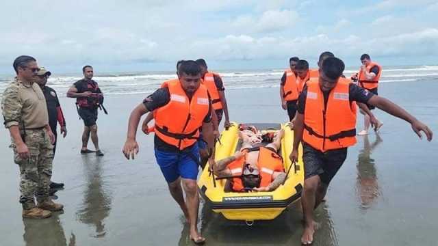 কক্সবাজারে ফায়ার সার্ভিস সদস্যদের প্রশিক্ষণ