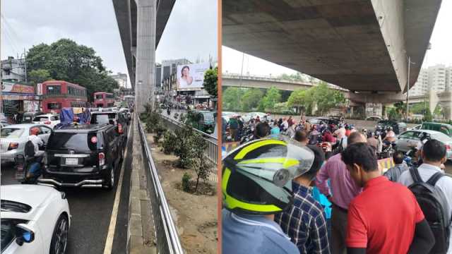 বৃষ্টি-অবরোধে ঢাকায় তীব্র যানজট, ভোগান্তিতে নগরবাসী