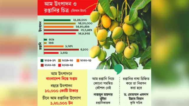 আম রপ্তানিতে পদে পদে বাধা