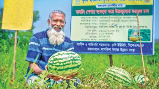 বদলে যাচ্ছে উপকূলের কৃষি
