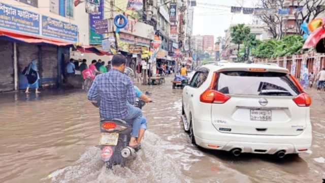 ঢাকা শহরে জলাবদ্ধতার বিপদ