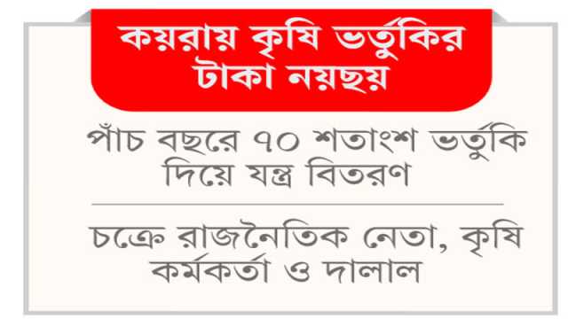 তালিকায় কৃষকের নাম নেই যন্ত্রেরও খোঁজ নেই