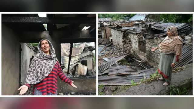 নিয়ন্ত্রণ রেখার দুই প্রান্তে আতঙ্কে মানুষ, ঘরছাড়া অনেকে, শিশুরা কাঁদছে