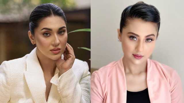 শাকিব ও সন্তানদের নিয়ে অপু-বুবলীর পাল্টাপাল্টি পোস্ট
