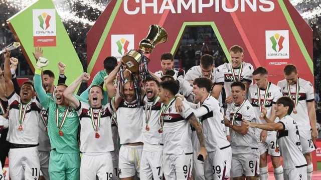 মিলানকে হারিয়ে ৫১ বছর পর শিরোপা উল্লাসে বোলোনিয়া
