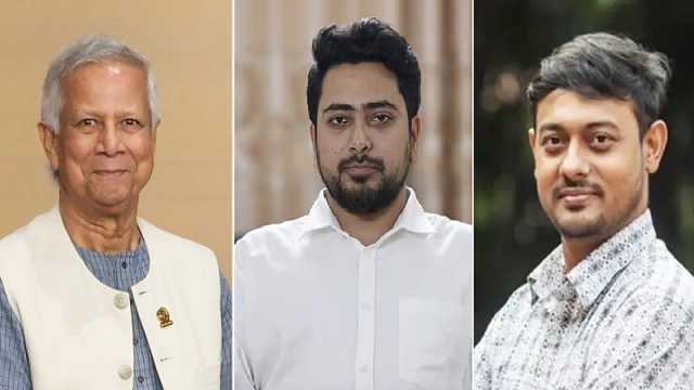 ড. ইউনূসের সঙ্গে দেখা করলেন এনসিপির নাহিদ-পাটওয়ারী