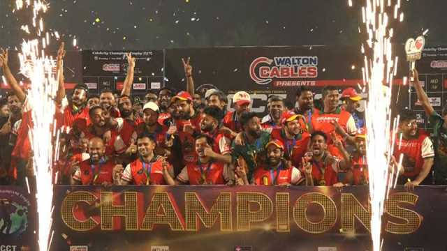 সেলিব্রিটি ক্রিকেটে চ্যাম্পিয়ন রাজ-সিয়াম-মেহজাবীনরা
