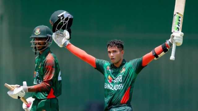 জাওয়াদের সেঞ্চুরিতে লঙ্কানদের হারাল টাইগার যুবারা