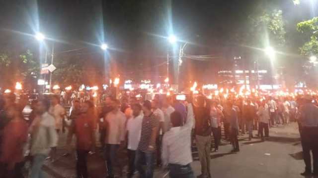 ঢাবিতে সাম্য হত্যার বিচারের দাবিতে ছাত্রদলের মশাল মিছিল