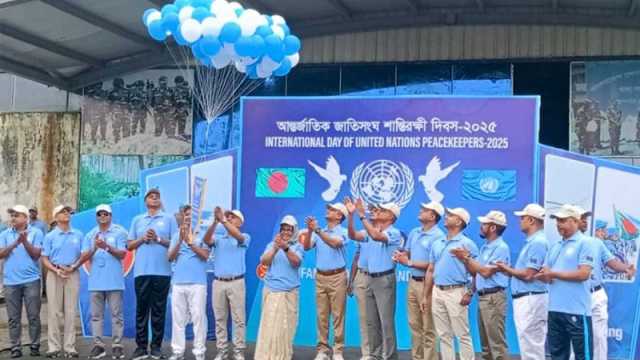 সিলেট সেনানিবাসে জাতিসংঘ শান্তিরক্ষী দিবস উদযাপন 