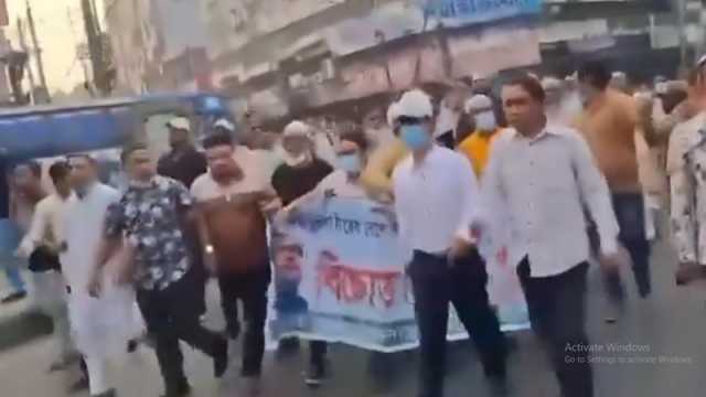 রাজধানীতে আওয়ামী লীগের ঝটিকা মিছিল