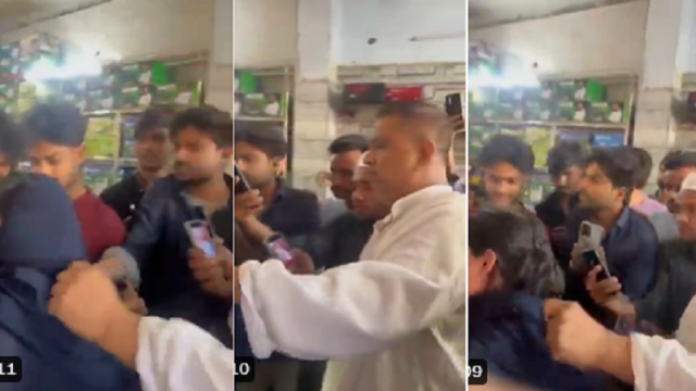 উত্তরপ্রদেশের রাস্তায় প্রকাশ্যে নারীর হিজাব খুলে হেনস্থা