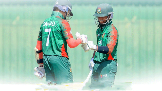 শ্রীলঙ্কায় ফাহাদ-জাওয়াদে বড় জয় যুবাদের 