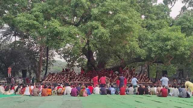 রমনা বটমূলে ছায়ানটের বর্ষবরণ অনুষ্ঠান শুরু