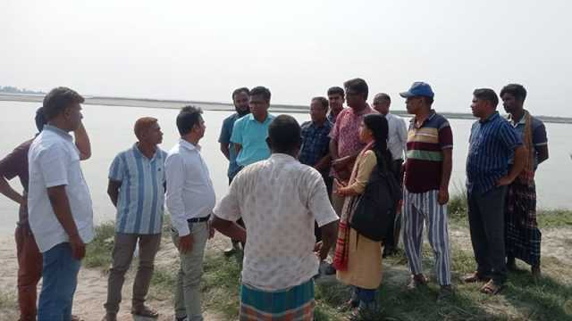 নদী ভাঙন কবলিত মানুষের হাহাকার, রৌমারীর ঝুঁকিপূর্ণ এলাকা পরিদর্শন করলেন প্রকৌশলী