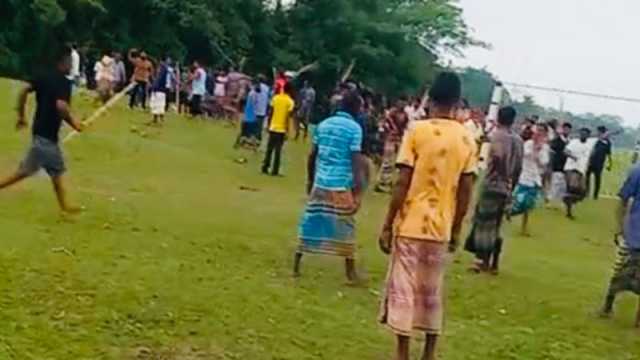 সুনামগঞ্জে ফেসবুক পোস্ট নিয়ে সংঘর্ষ, গুলিবিদ্ধসহ আহত ৪০ 