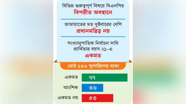 প্রধানমন্ত্রীর ক্ষমতা কমানো, গণভোটের পক্ষে জামায়াত