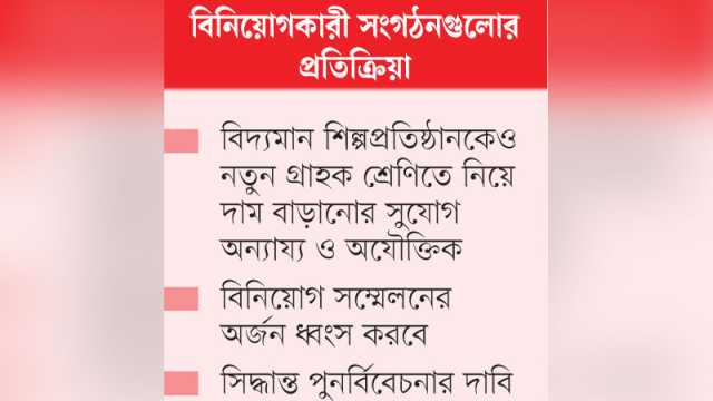 গ্যাসের দাম বাড়ায় বিনিয়োগ ব্যাপকভাবে বাধাগ্রস্ত হবে