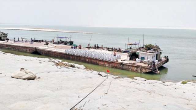 পদ্মার ভাঙন রোধে জিওব্যাগ এলাকায় স্বস্তি