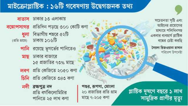 মাটি, পানি, খাবার থেকে দেহে ঢুকছে প্লাস্টিক
