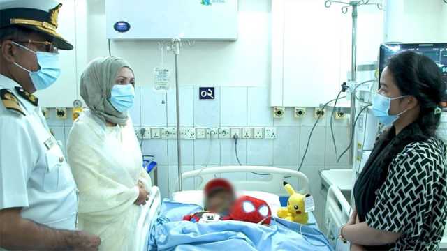 মুসাকে দেখতে সিএমএইচে বিএনএফডব্লিউএ প্রেসিডেন্ট