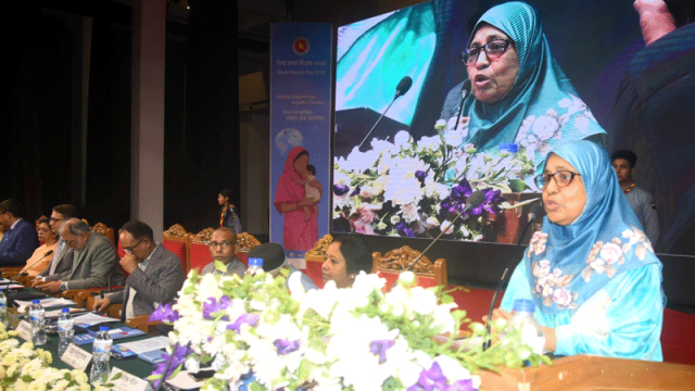 মা ও শিশুর স্বাস্থ্য সুরক্ষায় ঐক্যবদ্ধ হয়ে কাজ করার আহ্বান স্বাস্থ্য উপদেষ্টার