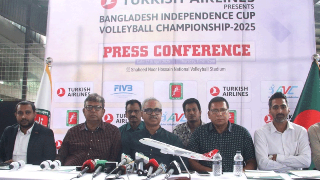 ৮ দল নিয়ে স্বাধীনতা কাপ ভলিবল