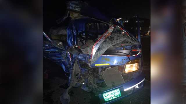 মাধবপুরে ট্রাক-পিকআপের মুখোমুখি সংঘর্ষ, নিহত ৪