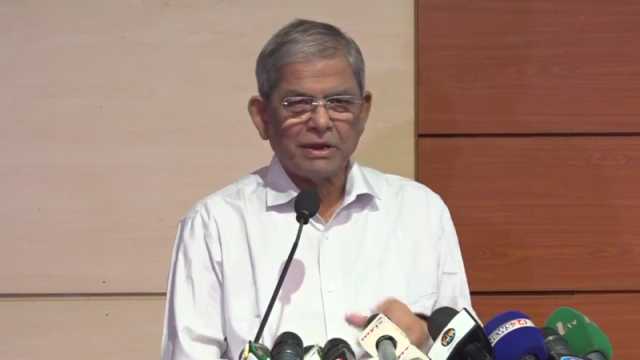 ট্রাম্প-শি-মোদি এসে কিছু করে যাবে না, আমাদেরই করতে হবে: মির্জা ফখরুল