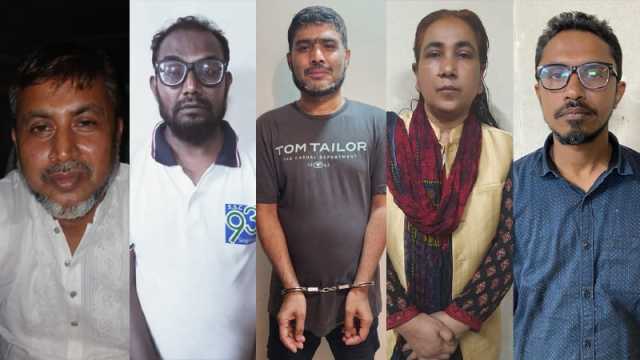 সেনাবাহিনীর গাড়ি পোড়ানোর মামলার আসামিসহ গ্রেপ্তার ৫