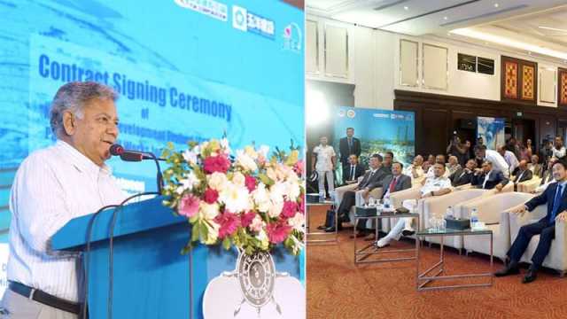 মাতারবাড়ী বন্দর উন্নয়ন প্রকল্পের চুক্তি সই